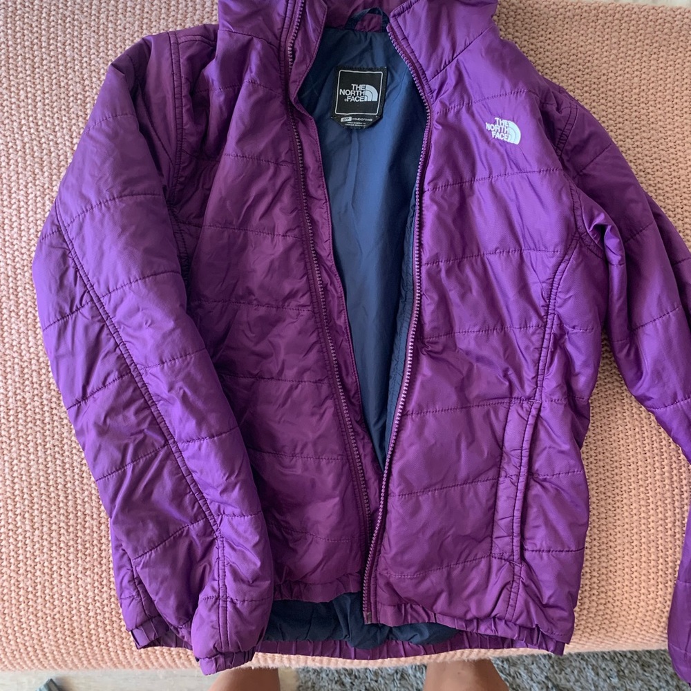 North face purple jacket